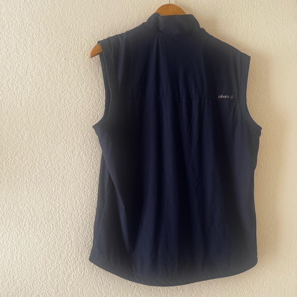 JOHNNIE-O zimmer featherweight performance vest in navy - Picture 4 of 9